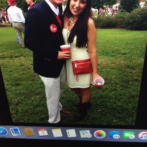 YA Los Angeles cream dress